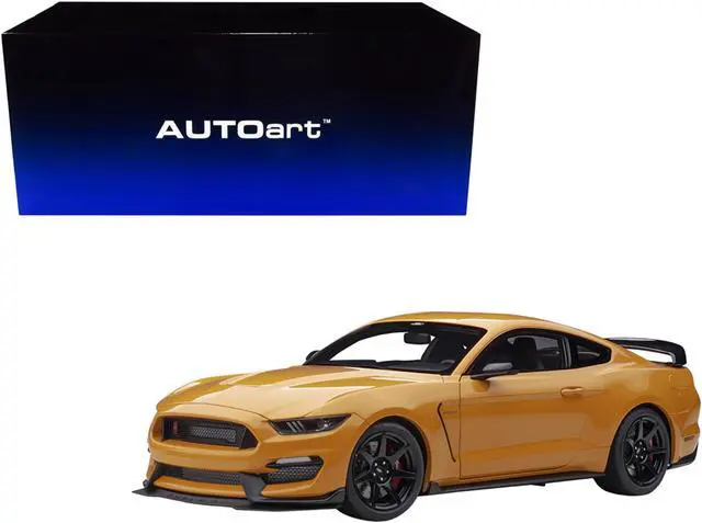 Alt view image 2 of 14 - Ford Mustang Shelby GT-350R Orange Fury Metallic 1/18 Model Car by Autoart