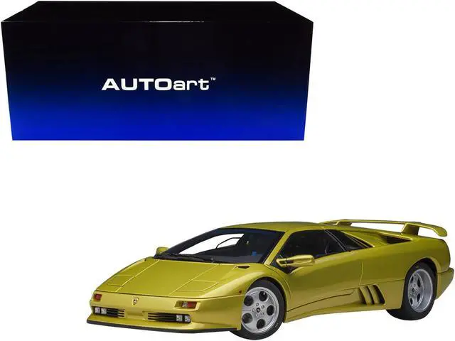 Alt view image 2 of 13 - Lamborghini Diablo SE30 Giallo Spyder Yellow Metallic 1/18 Model Car by Autoart