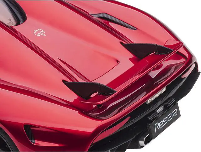 Alt view image 10 of 14 - Koenigsegg Regera Candy Red 1/18  Model Car by Autoart