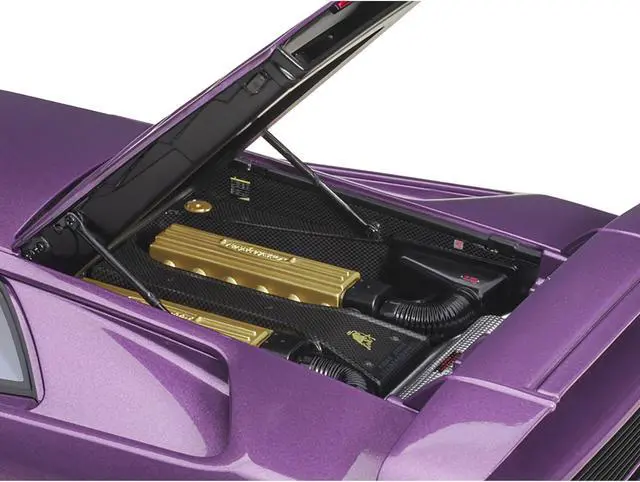 Alt view image 4 of 14 - Lamborghini Diablo SE30 Viola Purple Metallic 1/18 Model Car by Autoart