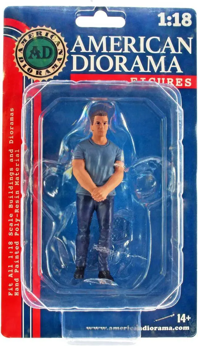 Alt view image 4 of 9 - "Car Meet 3" Figure 4 for 1/18 Scale Models by American Diorama