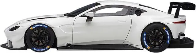Alt view image 3 of 10 - 2018 Aston Martin Vantage GTE Le Mans PRO White with Carbon Accents 1/18 Model Car by Autoart