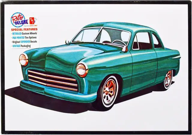 Alt view image 3 of 12 - Skill 2 Model Kit 1949 Ford Coupe "The 49'er" 3-in-1 Kit 1/25 Scale Model by AMT
