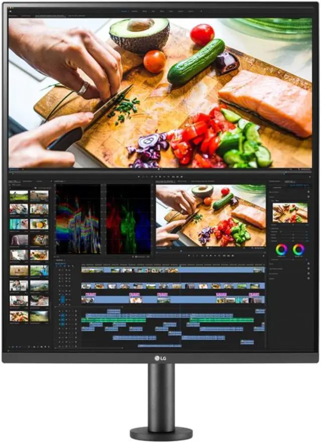 Alt view image 3 of 16 - LG 28BQ780-B 27" Dual Quad HD (DQHD) LCD Monitor - 16:9 - 27" Class - In-plane Switching (IPS) Technology - 2560 x 2880 - HDMI