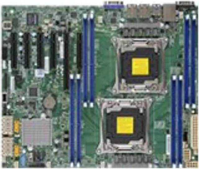 Alt view image 13 of 14 - SUPERMICRO X10DRL-I-B Supermicro X10DRL-I-B Dual LGA2011 Intel C612 DDR4 SATA3 and USB3.0 V and 2GbE ATX Server Motherboard