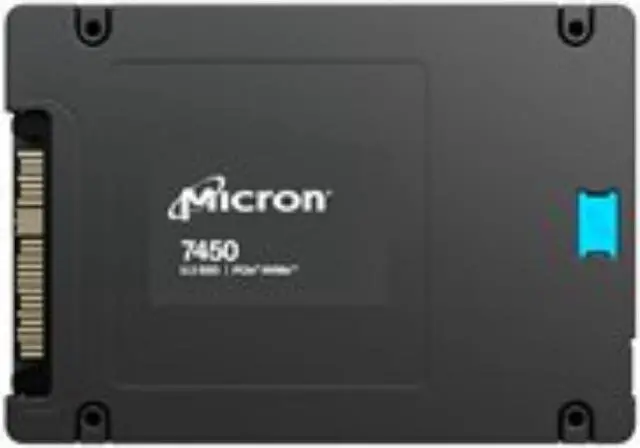 Alt view image 2 of 4 - Micron 7450 MAX 3.20TB 2.5" PCIe NVMe 4.0 Internal Solid State Drive