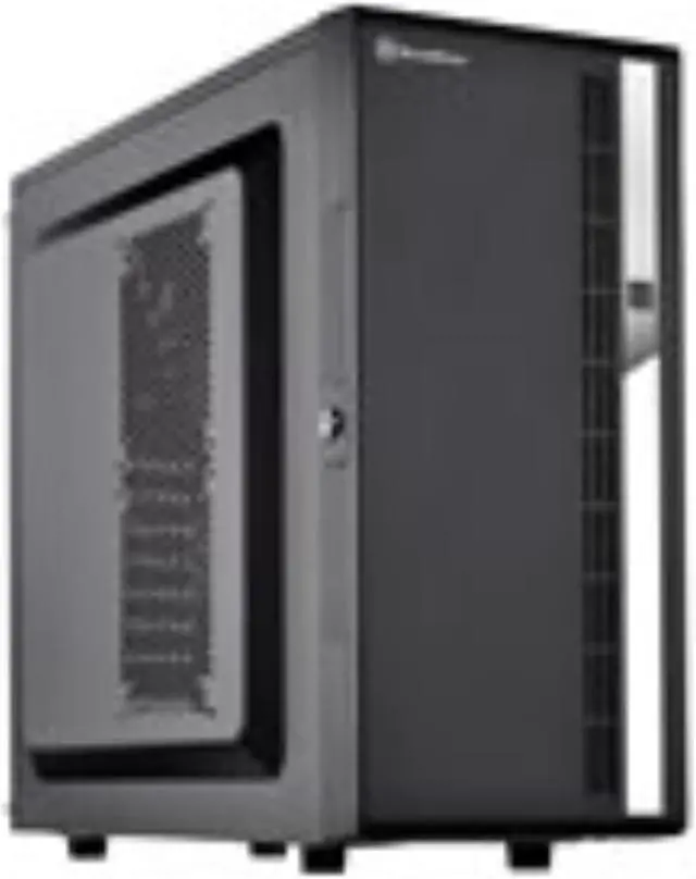 Alt view image 2 of 10 - silverstone technology cs380 8-bay compact atx tower case, cs380b-x v2.0, black