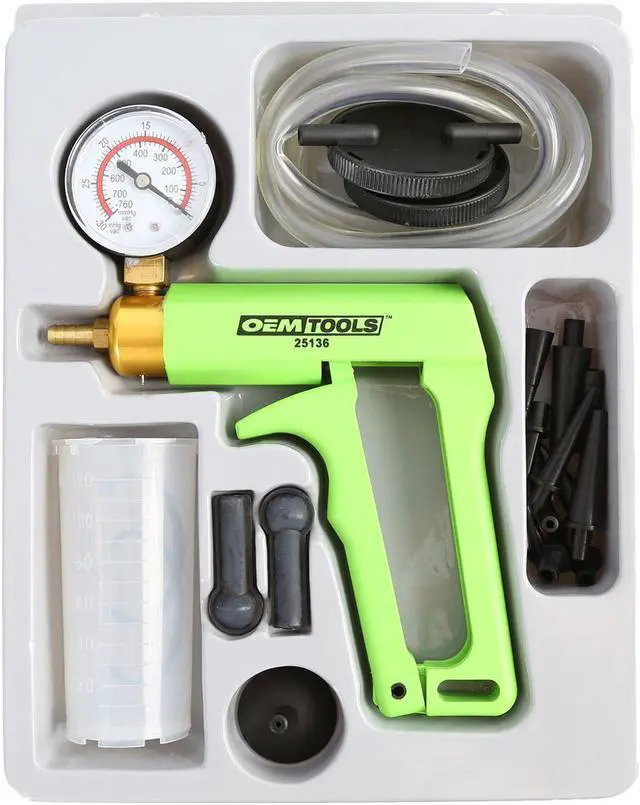 Alt view image 8 of 9 - OEM TOOLS 25136 OEM Tools 25136 One Man Brake Bleeder & Vacuum Pump Test Kit