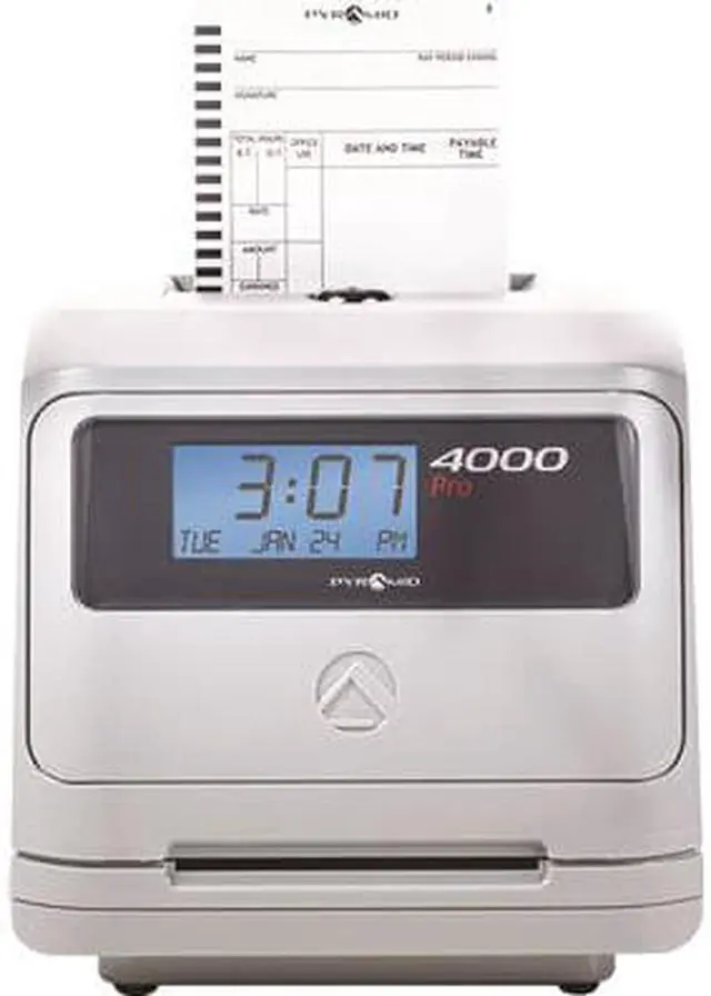 Alt view image 3 of 4 - Pyramid 4000 Auto Totaling Time Clock