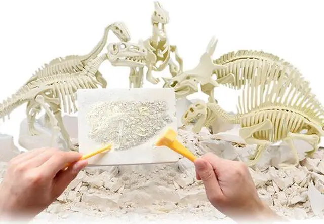 Alt view image 2 of 4 - STEAM Education - HamiltonBuhl Paleo Hunter Dig Kit - Triceratops Rex