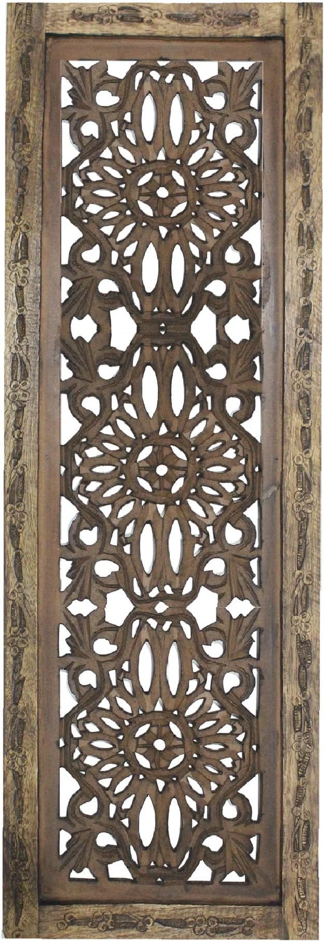 Alt view image 3 of 3 - Benzara Elegant Sculpture-Wood Wall Panel 2 Assorted, 2 Piece