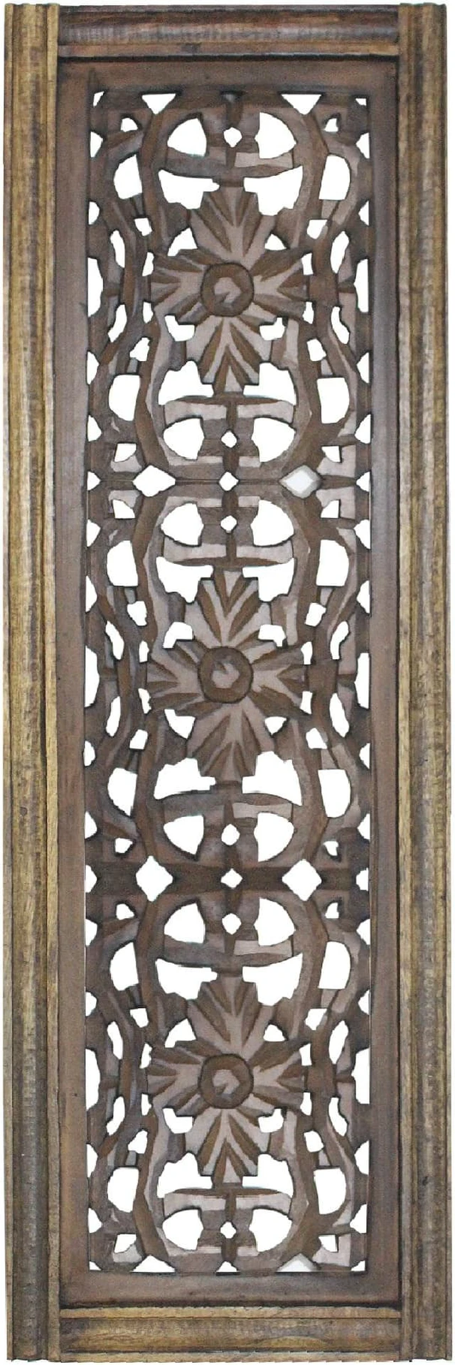 Alt view image 2 of 3 - Benzara Elegant Sculpture-Wood Wall Panel 2 Assorted, 2 Piece