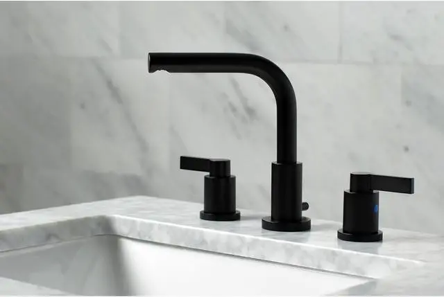 Alt view image 6 of 6 - Fauceture FSC8950NDL 8 in. Widespread Bathroom Faucet, Matte Black