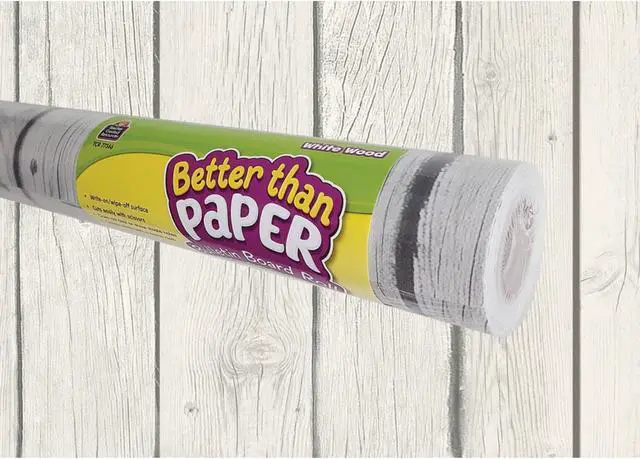 Main image of Teacher Created Resources Better Than Paper Bulletin Board Roll, White Wood