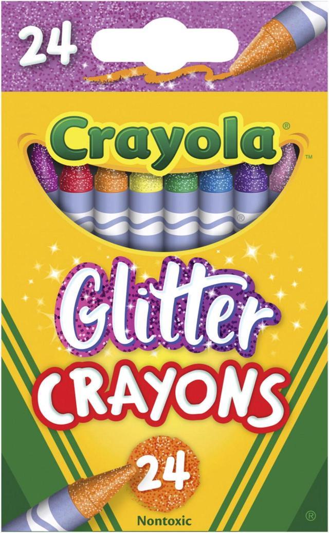REVIEW] Crayola Glitter Crayons, 24-count 