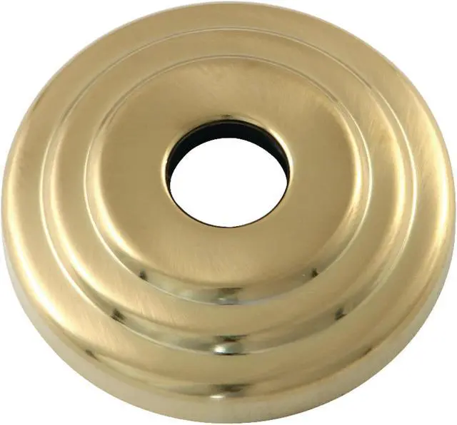 Alt view image 3 of 3 - KINGSTON BRASS FLCLASSIC7 FLCLASSIC7 3/4" Decor Escutcheon, Brushed Brass