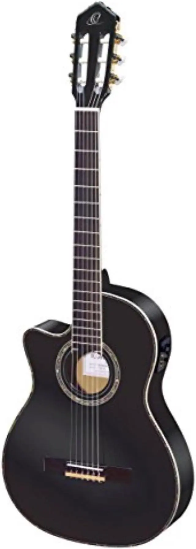 Main image of Family Series Pro Left-Handed Solid Top Thinline Acoustic-Electric Nylon Classical Guitar with Bag