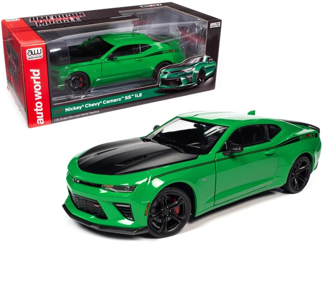 Main image of Round 2 American Muscle 2017 Chevrolet Camaro SS 1LE (NICKEY) - Krypton Green 1/18 Scale Diecast - AMM1276