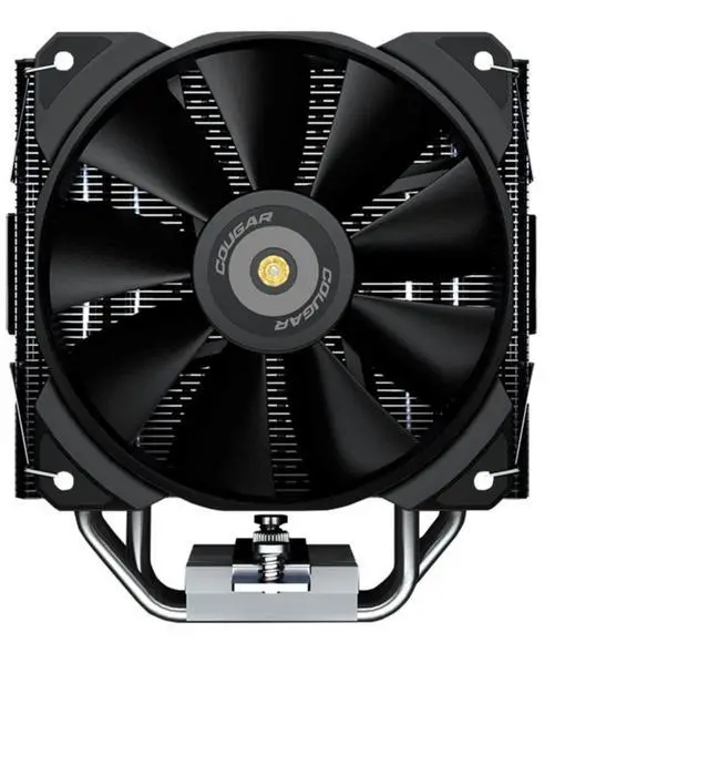 Alt view image 8 of 8 - Cougar FORZA 50 ESSENTIAL Single Tower Air Cooler with HDT technology and 4 heat pipes