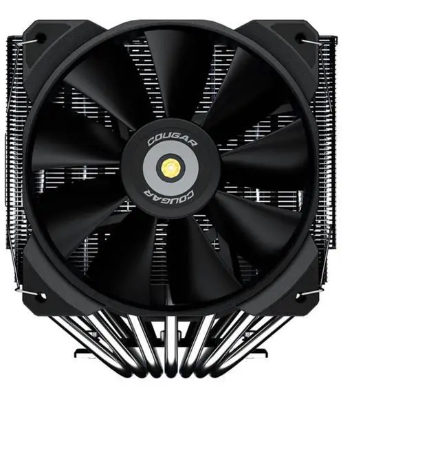 Alt view image 8 of 10 - Cougar FORZA 135 Superior Dual Tower Air Cooler with 7 Heat Pipes paired with 2 High-performance Fans