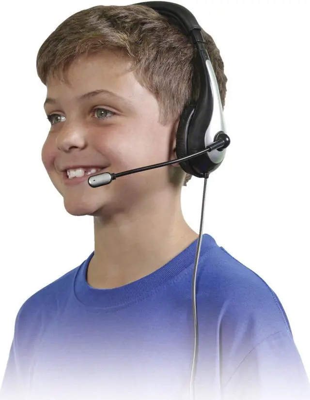 Alt view image 6 of 6 - Califone 1025MUSB NeoTech USB Headset, Mic with CaliTuff Braided Cord