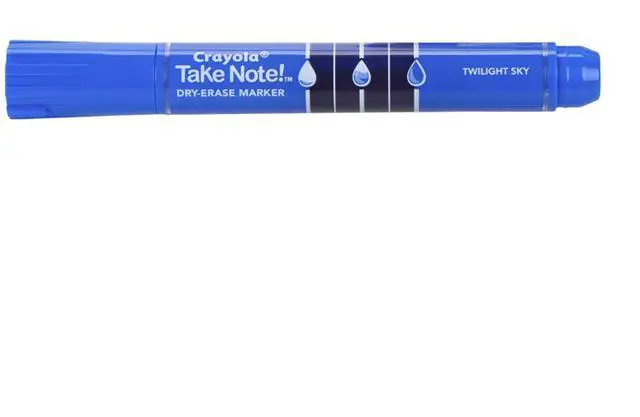 Alt view image 4 of 5 - Crayola Take Note Dry-Erase Markers Broad Chisel Tip Assorted 12/Pack 586545