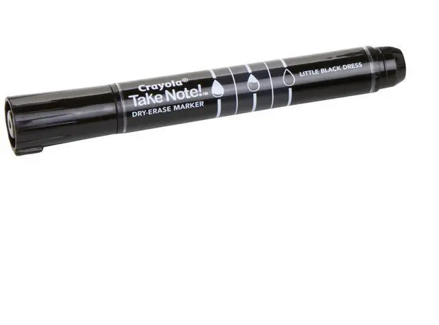 Alt view image 5 of 5 - Crayola Take Note Dry-Erase Markers Broad Chisel Tip Assorted 12/Pack 586545