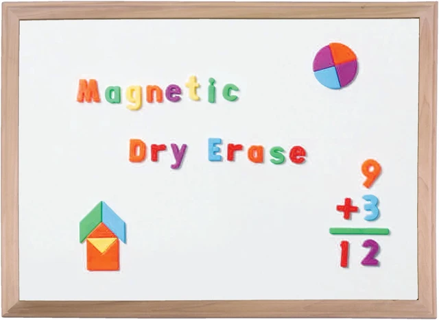 Alt view image 6 of 6 - Wood Magnetic Dryerase Board 24x36 Framed