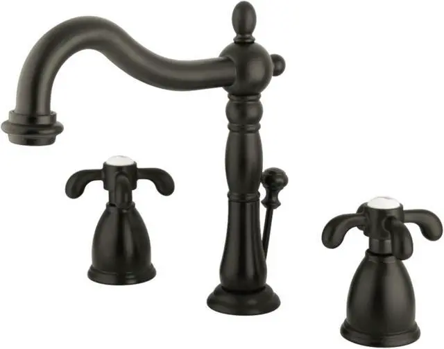 Alt view image 4 of 6 - Kingston Brass KB1975TX Two Handle 8" to 16" Widespread Lavatory Faucet with Ret