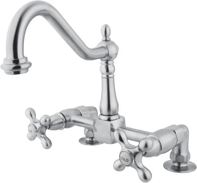 Alt view image 5 of 6 - Kingston Brass KS1141AX Kitchen , Faucet, Polished Chrome
