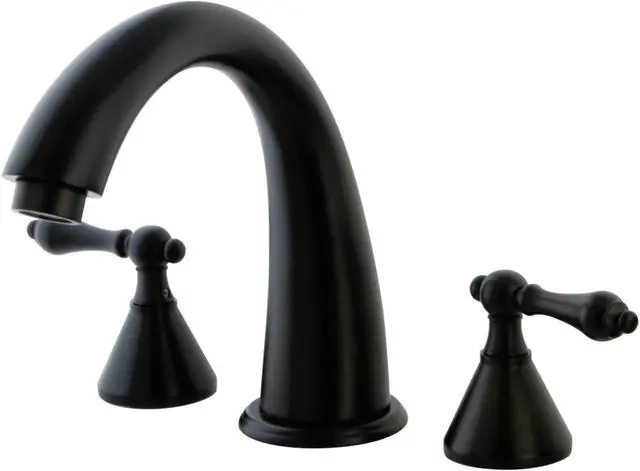 Alt view image 8 of 8 - Kingston Brass KS2365AL Roman Tub , Faucet, Oil Rubbed Bronze