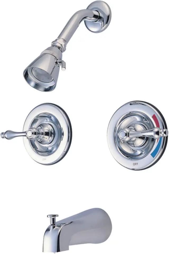 Alt view image 4 of 4 - Kingston Brass GKB661AL Tub and Shower , Faucet, Polished Chrome
