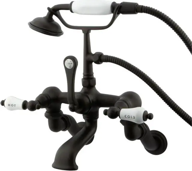 Alt view image 7 of 7 - Kingston Brass CC461T5 Clawfoot Tub Filler , Faucet, Oil Rubbed Bronze