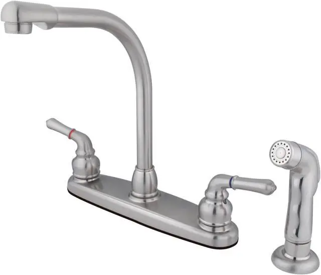Alt view image 6 of 7 - 8 High Arch Kitchen Faucet With Sprayer