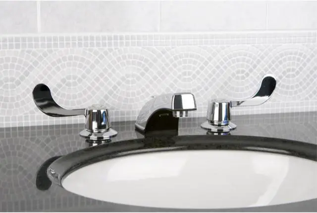 Alt view image 7 of 7 - Kingston Brass KB931B Vista Widespread Bathroom Faucet with Brass Pop-Up Drain A, Polished Chrome
