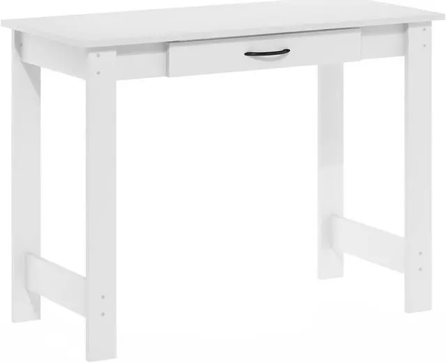 Main image of Furinno JAYA Writing Desk with Drawer  White
