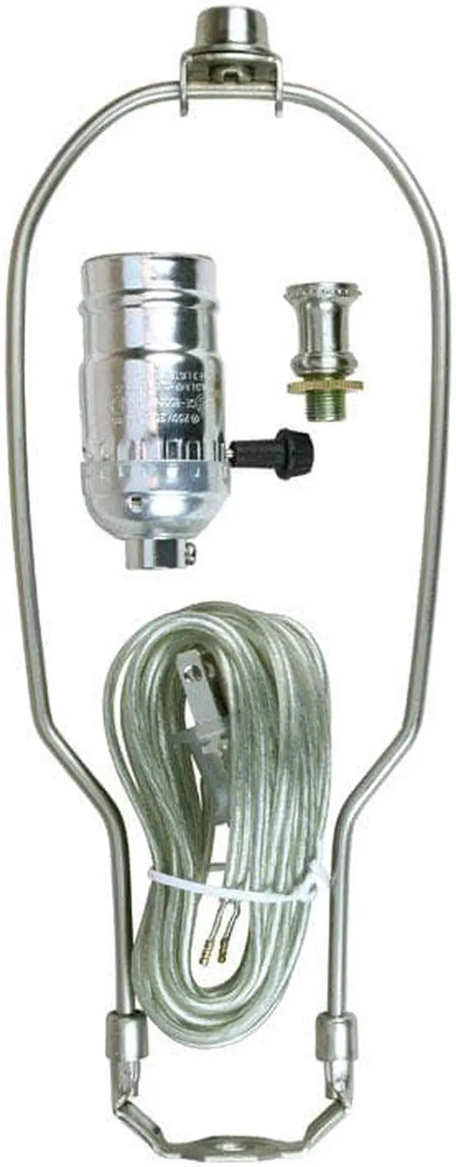 Alt view image 3 of 4 - jandorf specialty hardware 60139 pewter lamp kit