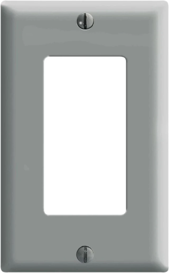 Alt view image 2 of 2 - Leviton 1 Socket Residential Grade Decora-Style Faceplate