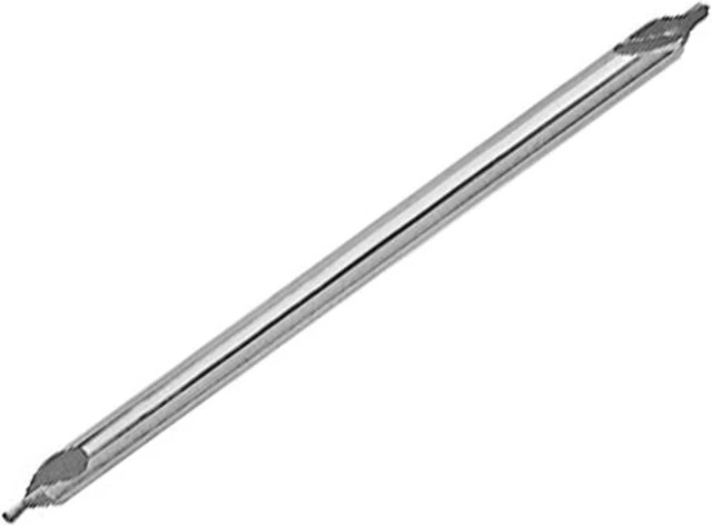 Main image of Drill America DEW Series High-Speed Steel Combined Drill Bit and Countersink, Black Oxide Finish, Round Shank, Spiral Flute, #4 Size, 6" Length (Pack of 1)