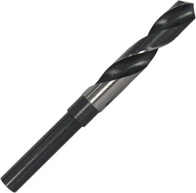 Alt view image 10 of 10 - Drill America D/ARSD Series High-Speed Steel Premium Quality Reduced-Shank Drill Bit, Black Oxide Finish, Round Shank, Spiral Flute, 118 Degrees Conventional Point, 57/64" Size (Pack of 1)