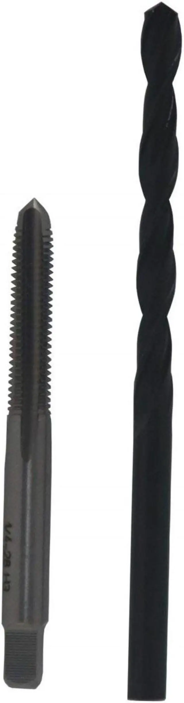 Alt view image 12 of 12 - Drill America POUM12X1.75 Pouf Series M12 x 1.75 HSS Plug Tap and 10.25mm HSS Drill Bit in Plastic Case, Plug Chamfer, Right Hand Cut, High Speed Steel, Uncoated (Bright) Coating