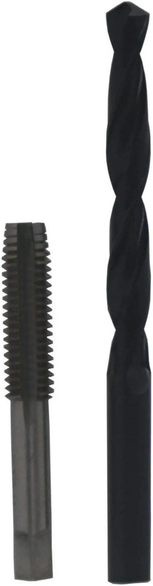 Alt view image 12 of 12 - Drill America POUM22X2.5 Pouf Series M22 x 2.5 HSS Plug Tap and 29.50mm HSS 1/2" Shank Drill Bit in Plastic Case, Plug Chamfer, Right Hand Cut, High Speed Steel, Uncoated (Bright) Coating