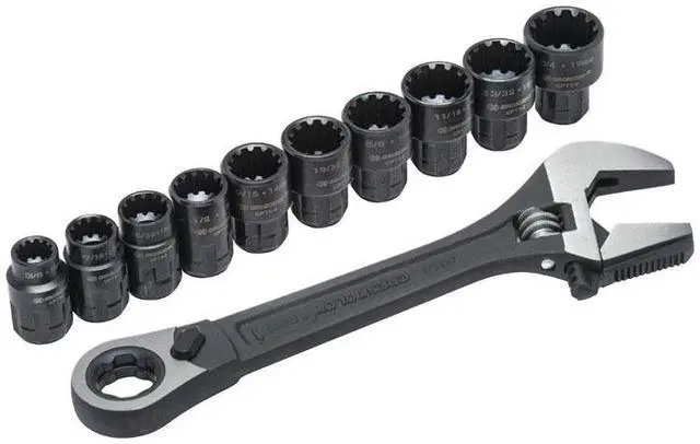 Alt view image 13 of 13 - Crescent CPTAW8 Pass-Thru Adjustable Wrench Set