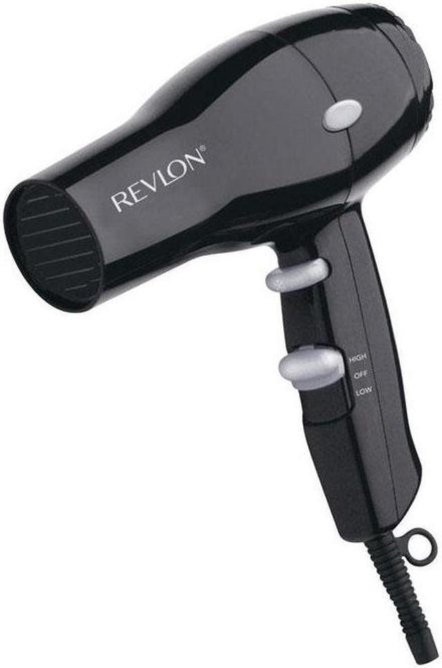 Alt view image 11 of 16 - Revlon Essentials 1875W Black 2 Heat Compact Hair Dryer RVDR5034