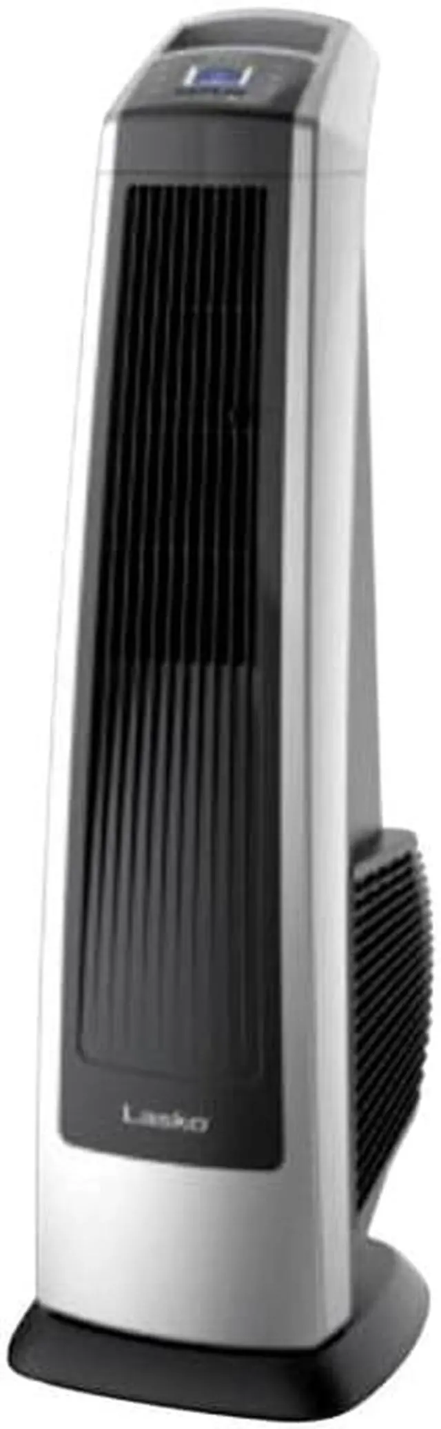Alt view image 2 of 11 - Lasko U35115 Electric Oscillating High Velocity Stand-Up Tower Fan with Timer and Remote Control for Indoor, Bedroom and Home Office Use, Silver