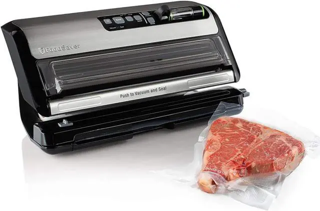 Alt view image 10 of 10 - FoodSaver FM5200 Series 2-In-1 Vacuum Sealing System for Food Preservation with Open Roll Storage