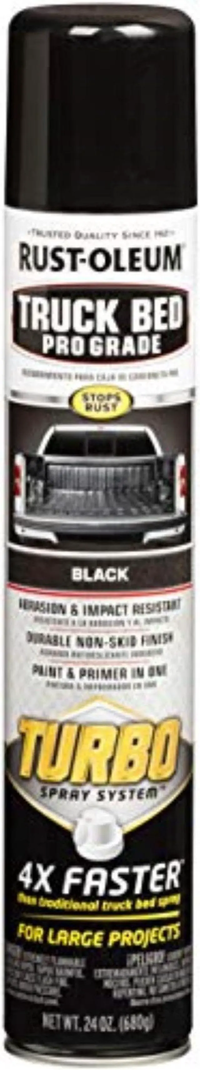 Alt view image 2 of 2 - RUST-OLEUM 340455 Truck Bed Coating,Black,Textured,24 oz.