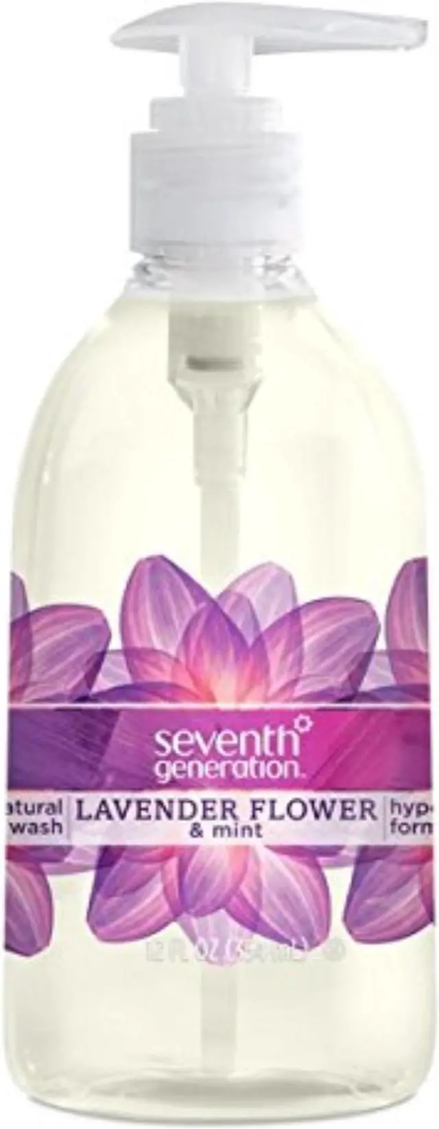 Alt view image 17 of 17 - Seventh Generation 22926 Natural Purifying Hand Wash, Lavender, 12oz Pump Bottle, 1 Each