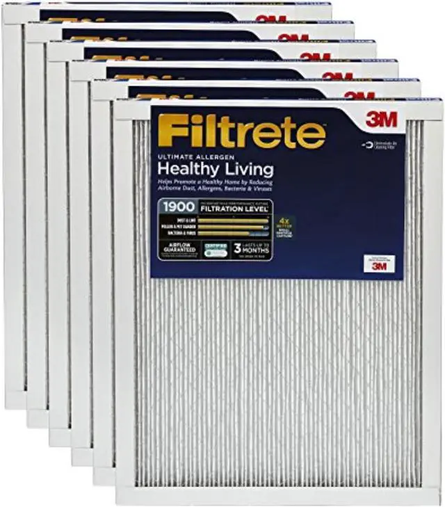 Main image of 4702817 AIR FLTR 14X14X1 1900MPR Filtrete 14 in. W X 14 in. H X 1 in. D Fiberglass 13 MERV Pleated Allergen Air Filter (Pack of 4)