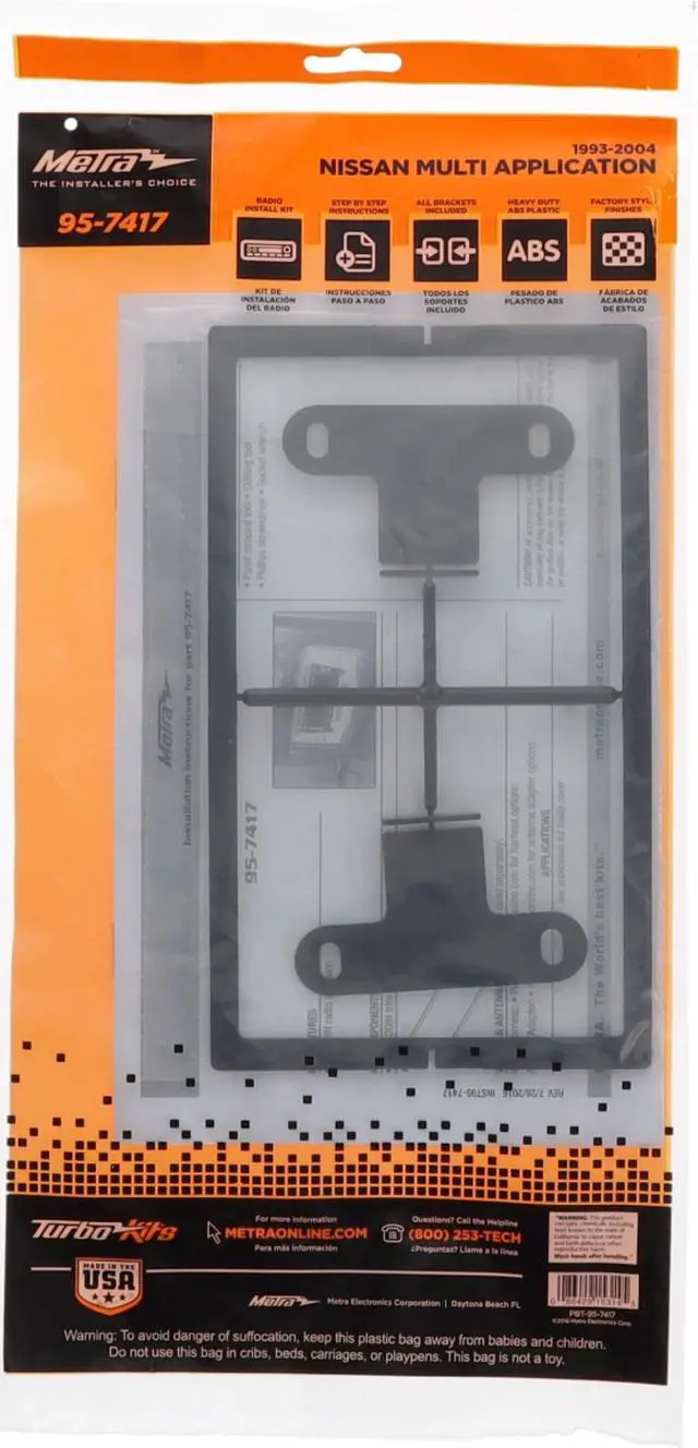 Alt view image 13 of 13 - Metra 95-7417 Metra '93-'04 nissan multi-installation kit